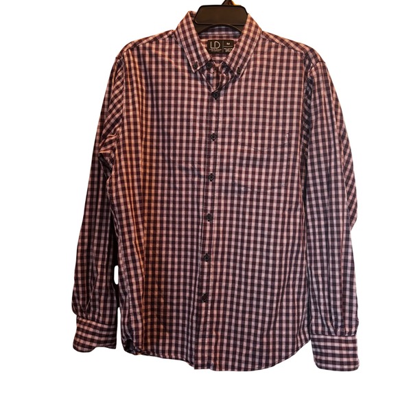 Luke & Dutch Other - Luke & Dutch New York City Men's Shirt Medium Button Down Gingham Pattern Collar